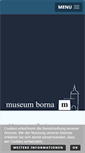 Mobile Screenshot of museum-borna.de